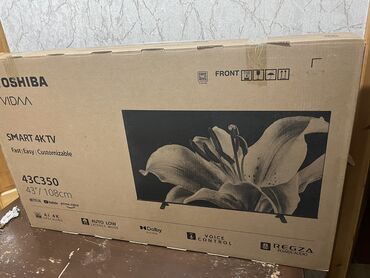 ikinci el smart tv: Yeni Televizor Toshiba 43" 4K (3840x2160), Ünvandan götürmə, Pulsuz çatdırılma