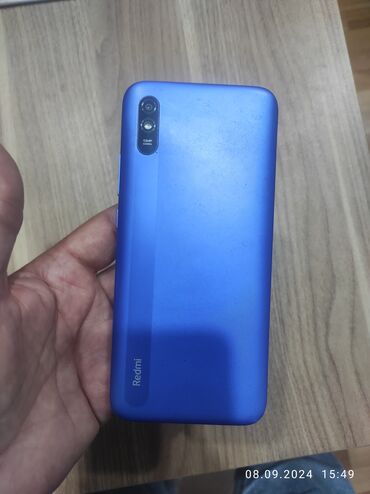 redmi not9 qiymeti: Xiaomi Redmi 9A, 32 GB, rəng - Göy, 
 İki sim kartlı, Sensor