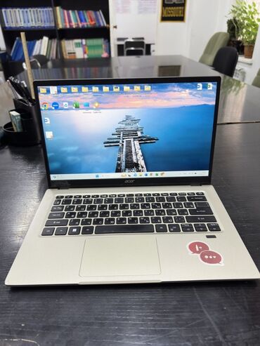 режим 10 с: Ультрабук, Acer, 4 ГБ ОЗУ, Intel Pentium, 14 ", Для несложных задач, память SSD