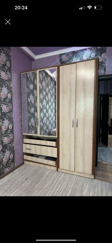 купить матерчатый шкаф для одежды: Кийим салуучу шкаф, Түз, МДФ