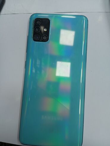 samsung s8530 wave ii: Samsung Galaxy A51, 64 GB, rəng - Göy, Barmaq izi, Face ID