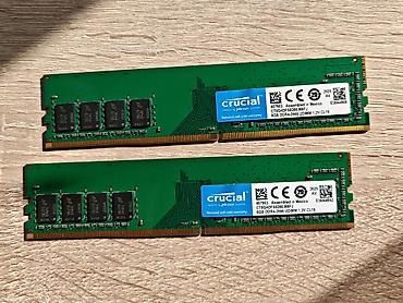 ddr3 sdram: Оперативная память (RAM) для ПК, Б/у, Crucial, 8 ГБ, DDR4, 2666 МГц — 1