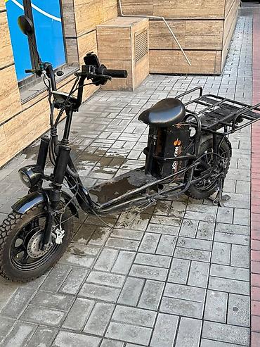 Электроскутер (кастом/карго) Описание: - Электропривод с