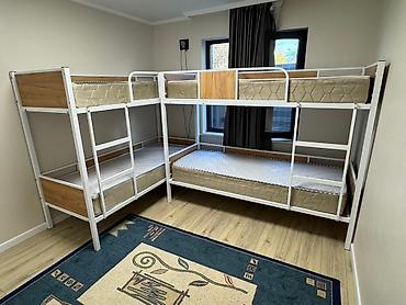 Двухъярусные кровати: Двухъярусная кровать на матрас 2000х800 Без матраса!!! - Каркас — 12