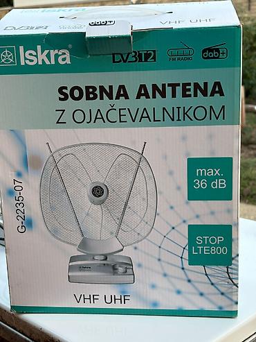 prolutex mk: Na prodaju kvalitetna Iskra sobna TV antena sa ugrađenim pojačalom — 2