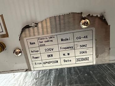 Elektrik sobalar: Elektrikli plitə Elektrikli plitə ⚡ Professional 4 Gözlü Elektrik — 2