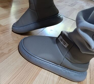 melissa obuca: Ugg mini boots, color - Grey, 40