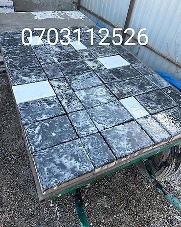 Тротуарная плитка: Тротуарная плитка (брусчатка) из бетона с мраморным эффектом — 1