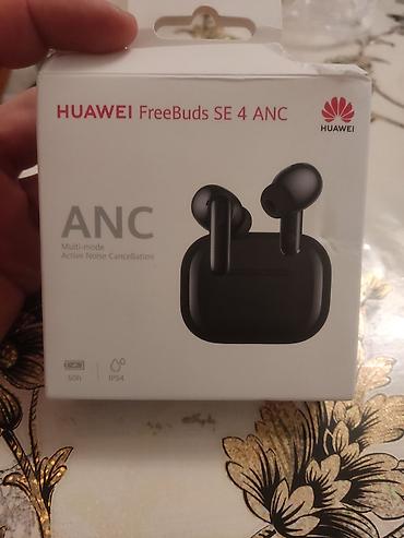 bluetooth qulaq: Yeni Simsiz (Bluetooth) Qulaqcıqlar, Huawei, rəng - Qara — 1