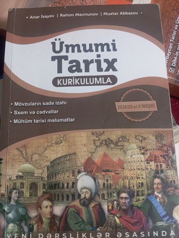 химия 8 класс e derslik: Cahid İmanov tərəfindən hazırlanmış "Ümumi Tarix Test Toplusu" VI-XI