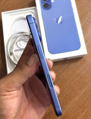 airpods max baku: IPhone 16, 256 GB, Göy, Zəmanət, Simsiz şarj, Face ID — 3