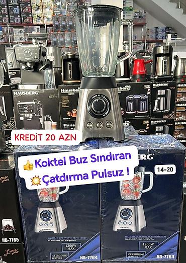 Hausberg HB-7764 blender - Güc: 1200W MAX - Funksiya: Buzu sındırma