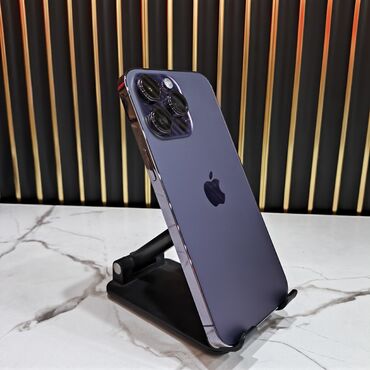 айфон 11 расрочка: IPhone 14 Pro Max, Колдонулган, 128 ГБ, Deep Purple, 88 %