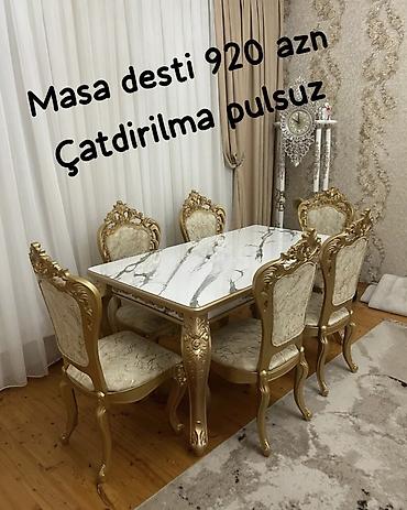 bayraq dirəyi: Qonaq otağı üçün, Yeni, 6 stul — 1