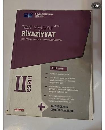 pa3x pro: Məhsul: DİM “Test Toplusu” kitabları dəsti Tərkib: - Riyaziyyat – — 2