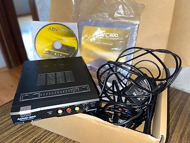 mini dv kamera: Canopus ADVC-300 — peşəkar analoq-rəqəmsal video konvertoru. VHS — 2