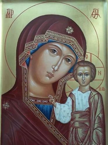 иисусу: Иконы писанные, венчальные - Пресвятая Богородица Спаситель Господь — 7