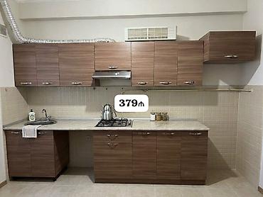 örtü: 379₼ Mətbəx mebeli – TƏCİLİ SATILIR Ölçü: - Ümumi uzunluq: 3.2 m - — 1