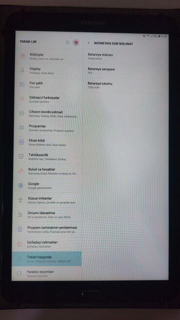 Samsung: İşlənmiş Samsung Galaxy Tab A (2016), 10,1", < 64 GB, Ünvandan götürmə, Pulsuz çatdırılma — 10