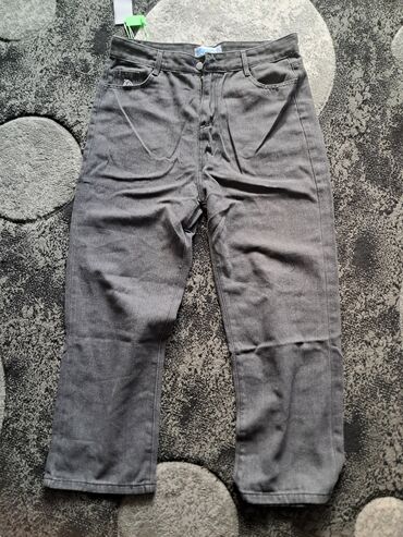 продаю очки: Серые джинсы Big Boy - Цвет: темно-серый - Крой: прямой, средняя