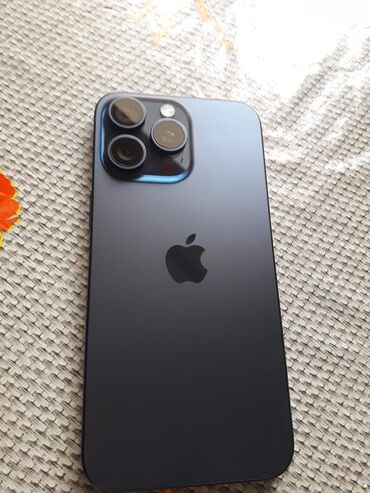 телефон fly od1: IPhone 15 Pro Max, 256 ГБ, Blue Titanium, Отпечаток пальца, Face ID, С документами