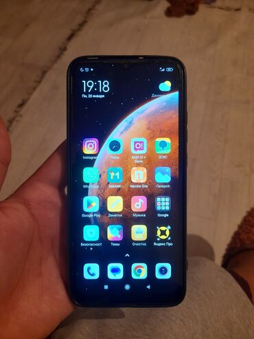 Redmi: Redmi, Redmi 9A, Б/у, 32 ГБ, цвет - Синий, eSIM