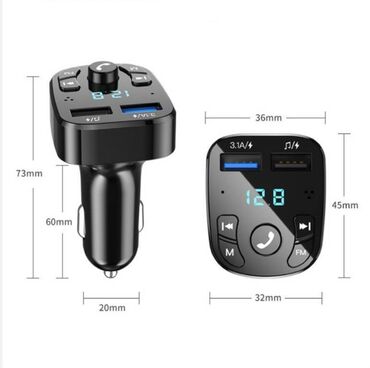 Audio oprema za auto: MP3 player Bt 5.0 brzi punjač 3.1A hands-free Specifikacije — 6