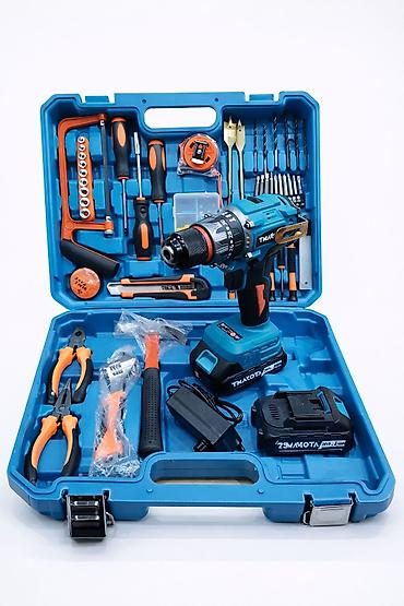şrup bağlayan: Yeni Drel dəsti, ədəd: 116, Zərbəli drel — 1