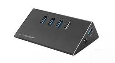 Druga oprema za računare i laptopove: USB 3.0 hub LC-Power LC-HUB-ALU-2B-4 - 4 USB 3.0 porta za brzo — 13