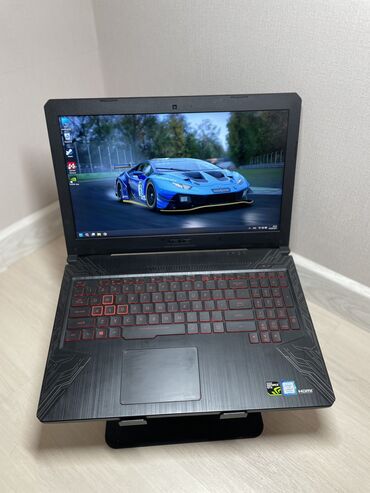ноут игровой: Ноутбук, Asus, 16 ГБ ОЗУ, Intel Core i7, 15.6 ", Б/у, Для работы, учебы, память HDD + SSD