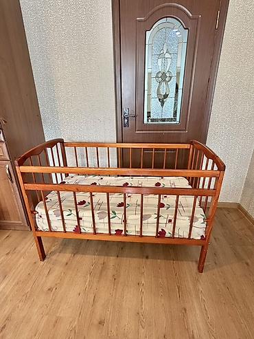 bunk bed: Детская односпальная кровать, Б/у, Для девочки, Для мальчика, С матрасом, Дерево, Самовывоз — 2