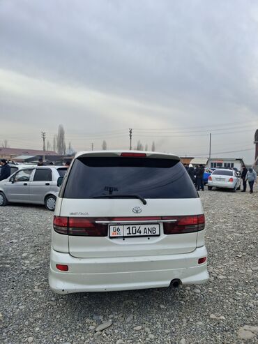 Toyota: Toyota Estima, правый руль, белый минивэн. Основные особенности: - — 5