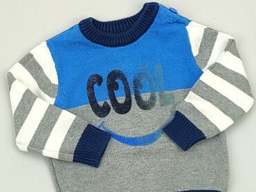 sweterki niebieskie: Sweter, TEX, 6-9 m, stan - Dobry