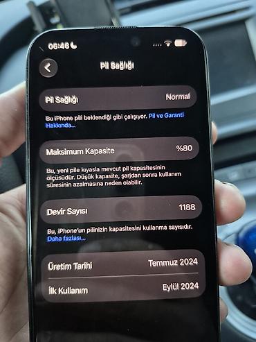 ikinci el macbook: IPhone 15 Pro, 256 GB, Qara, Face ID — 3