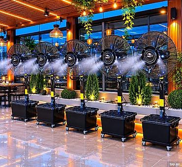 Вентиляторы: Sərinkeş Sərinkeş MistFan600watt Sulu Sərinkeş Mist fan Model : MFM — 1