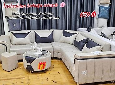 kicik divanlar: Yeni, Künc divan, Qonaq otağı üçün, Açılmayan — 1
