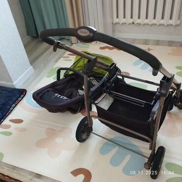Коляски: Коляска, цвет - Коричневый, Б/у — 2