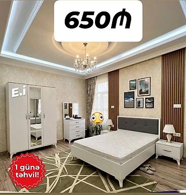 komodlar: Yataq otağı mebel dəstləri və ayrıca tualet masaları 1) Komod + güzgü — 2