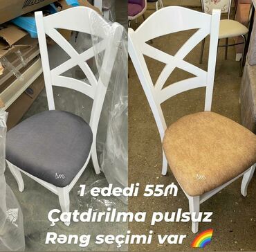 Masa və oturacaq dəstləri: *Bir gün ərzində çatdırılma olunan* ✔️Kuxna üçün stol stul dəsti✨✨ — 3