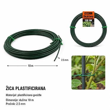 KMT Zeleni kožna torba gvozdena žica 9364507 Plastificirana gvozdena