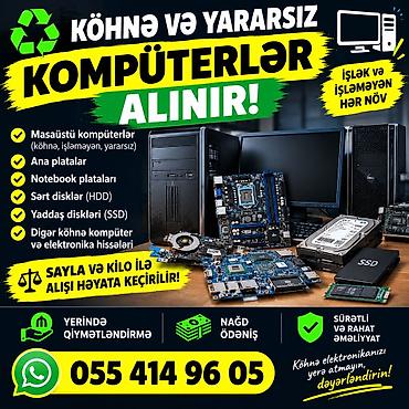 hdd disk: Xidmət: Köhnə və yararsız kompüterlərin qəbulu və dəyərləndirilməsi — 1
