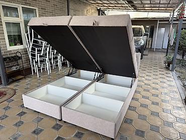 Односпальные кровати: Односпальная тахта с подъёмным коробом - Компактная тахта с вшитым — 17