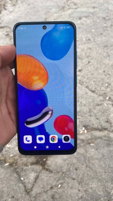 Xiaomi: Xiaomi Redmi Note 11, 128 GB, rəng - Göy, 
 Sensor, Barmaq izi, İki sim kartlı