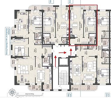Продажа квартир: 1 комната, 61 м², Орто-Сай с. Элитка, 9 этаж, ПСО (под самоотделку) — 2