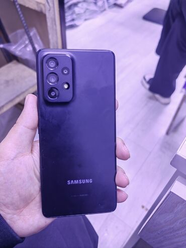 Samsung Galaxy A53 5G, Б/у, 128 ГБ, цвет - Черный, 2 SIM
