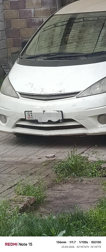 косить: Toyota Estima: 2004 г., 2.4 л, Автомат, Бензин, Минивэн — 1