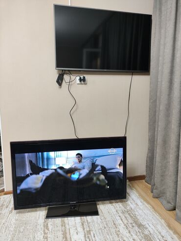Телевизорлор: Продаю ТВ Самсунг смарт ТВ, диагональ 46 дюймов LED TV Ясин андроид ТВ