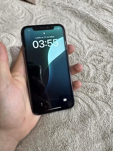 air 3s: IPhone 11, Б/у, 128 ГБ, Черный, Зарядное устройство, Защитное стекло, Чехол, 76 % — 1