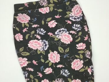 czarne spódnice w kwiaty: Spódnica, Amisu, L, stan - Dobry