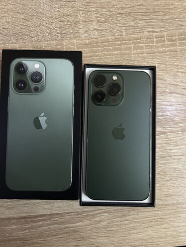 айфон 13 зеленый: IPhone 13 Pro, Колдонулган, 256 ГБ, Alpine Green, Куту, 75 %